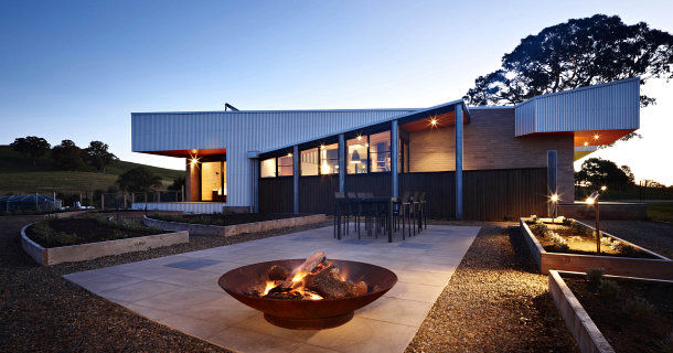 Arkitektritad villa i "Grand Designs Australien" i Kanal 9 Play