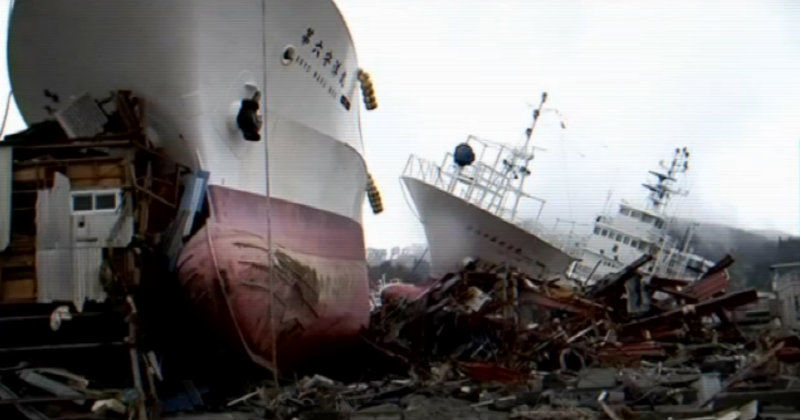 Japan efter Tsunamin i tv-serien Fatta katastrofen i UR Play