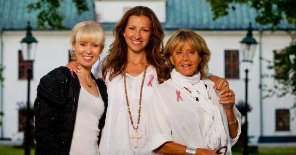 Linda Sundblad, Sonya Aldén och Lill-Babs i "Du får mig att känna" i TV3 Play