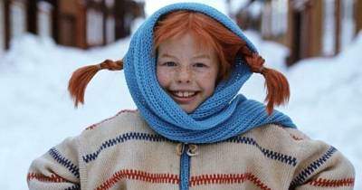 Pippi Långstrump i "Astrids jul" om Astrid Lindgrens filmer i SVT Play