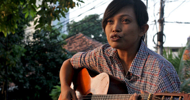 Musiker i dokumentären "Street Ballad: A Jakarta Story" i SVT Play