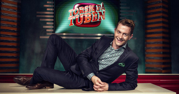 Tobbe Blom i "Torsk på tuben" i TV3 Play