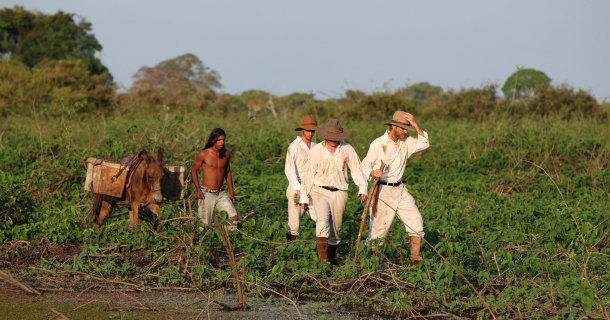 Expedition i dokumentären "Försvunnen i Amazonas: Mysteriet med överste Percy Fawcett" i TV10 Play