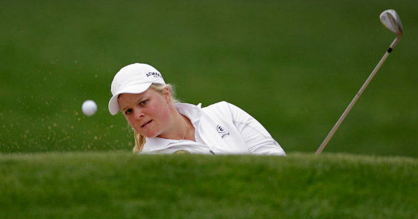 Caroline Hedwall i "Golf: Damernas Europatour" i SVT Play