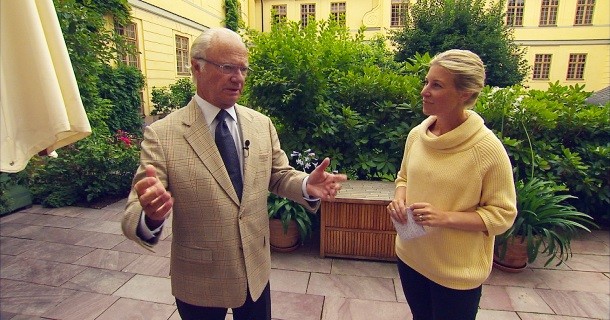 Carl XVI Gustaf i "Kung i 40 år" i SVT Play