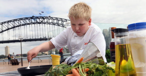 Ung kock i "Junior Masterchef Australia" i TV3 Play