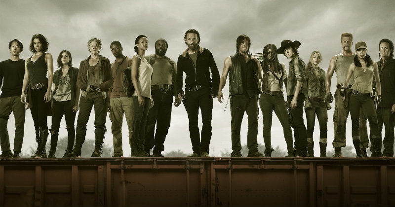 Huvudpersoner i vampyrserien "The Walking Dead" i Kanal 9 Play