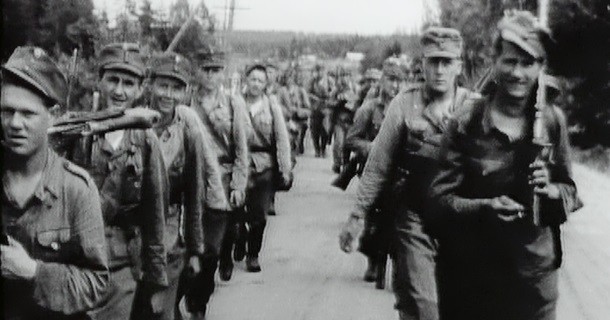 Finska soldater i dokumentären "I Stalins skugga" i SVT Play