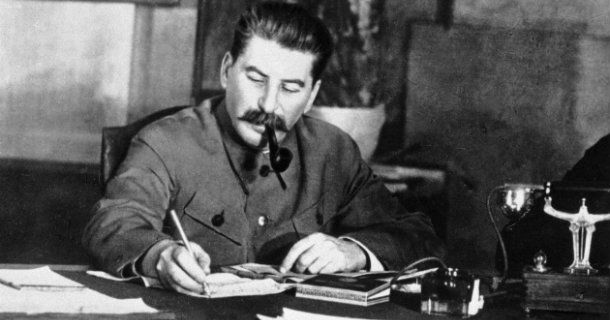 Josef Stalin i dokumentären "Stalins yngsta fiender" i SVT Play
