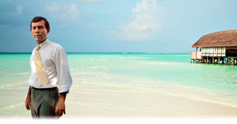 Mohamed Nasheed, Maldivernas president i dokumentären "The Island president" i UR Play