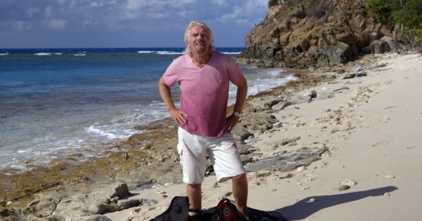 Sir Richard Branson i "Mission: Save the ocean" i TV4 Play