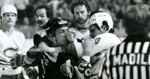 Chris ”Knuckles” Nilan i hockeydokumentären "The Last Gladiators" i TV10 Play