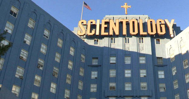 Scientologibyggnad i "Scientologernas krig" i SVT Play