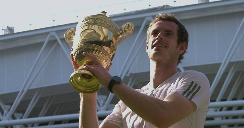 Andy Murray i dokumentären "Andy Murray - tennisen och livet" i SVT Play