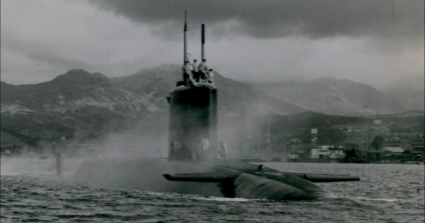 Ubåt under kalla kriget i dokumentären "Kalla kriget under ytan" i SVT Play