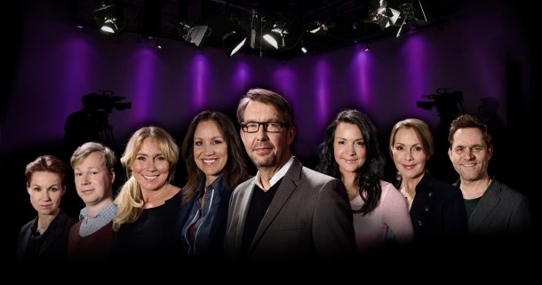 Svenska tv-profiler i tv-serien "Programmen som förändrade TV" i UR Play