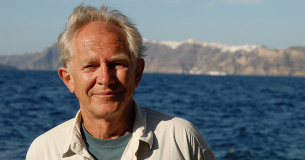 Professor Haraldur Sigurdsson i dokumentären "Sanningen bakom legenden om Atlantis" i SVT Play