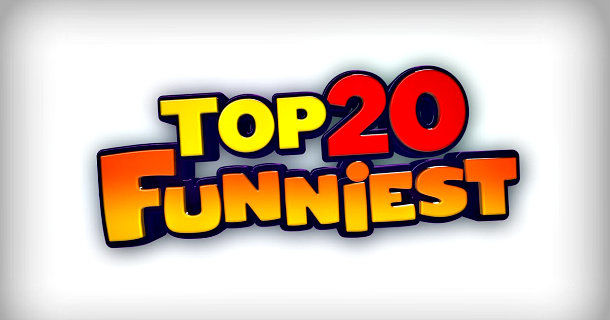 Logga för "Top 20 Funniest" i Kanal 5 Play