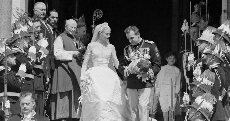 Grace Kelly och Furst Rainier i dokumentären "Året var 1956" i SVT Play