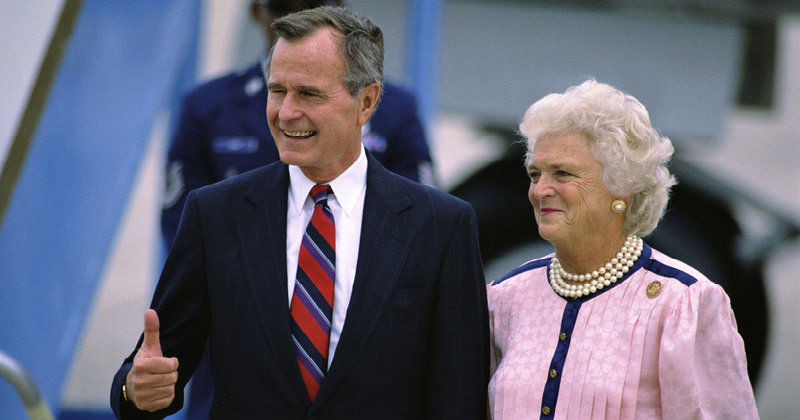 George H. W. Bush i dokumentären "President Bush, den äldre" i SVT Play