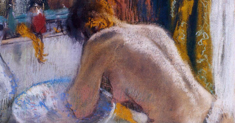 Målning av Edgar Degas i dokumentären "Degas och den nakna kroppen" i SVT Play