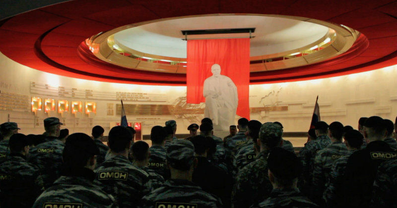 Leninmuseet i Moskva i dokumentären Leninland i UR Play