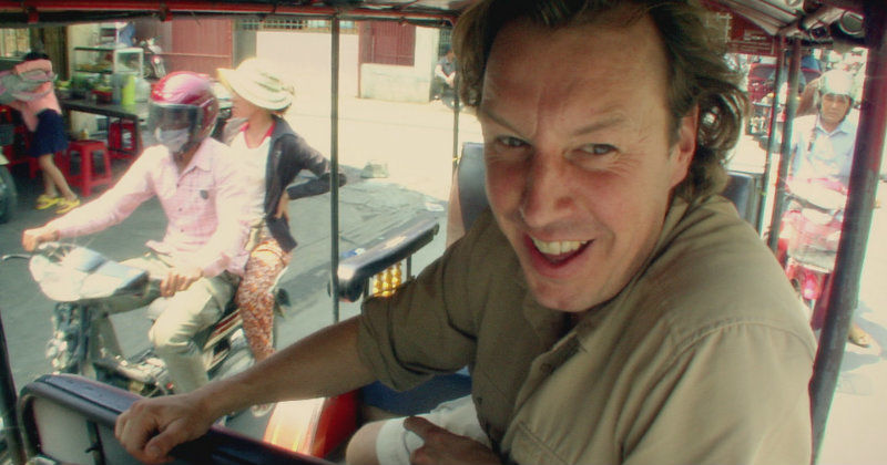 Taxichauffören i dokumentärserien A Cabbie Abroad i SVT Play