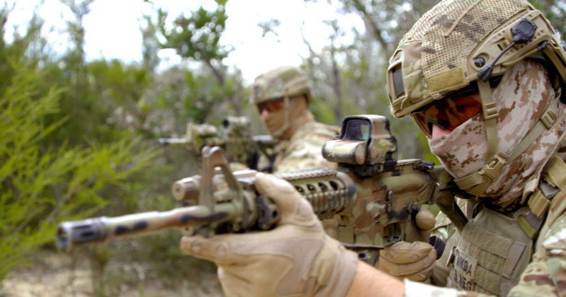 Australiska kommandosoldater i dokumentärserien Commando i TV10 Play