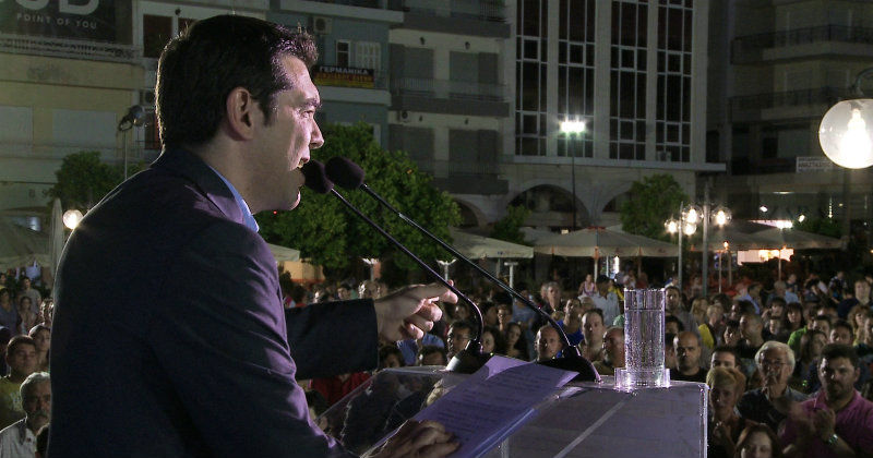 Alexis Tsipras i dokumentären Greklands hopp i SVT Play
