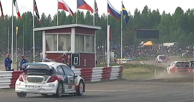 Rallycrossbana i dokumentären "Motorvrål och etanol" i SVT Play