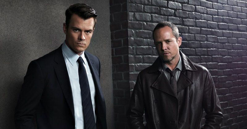 Milton Chamberlain och Russ Agnew i kriminalserien ”Battle Creek” i TV3 Play