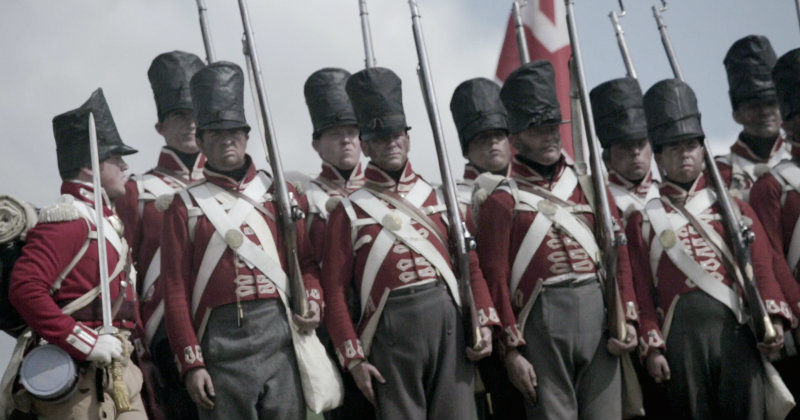 Franska soldater i slaget om Waterloo i dokumentären Waterloo i SVT Play