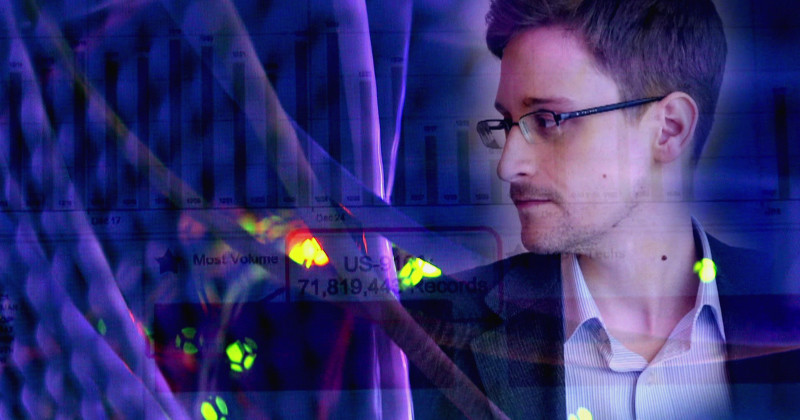 Edward Snowden i dokumentärserien "Cyberbrott: Nätets nya kriminella" i SVT Play