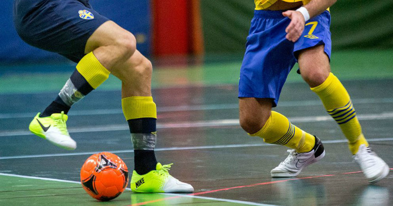 Spelari i "Futsal LIVE" i SVT Play