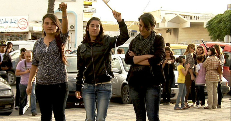 Kvinnor i Tunis i dokumentären Kvinnorna i Tunis i SVT Play
