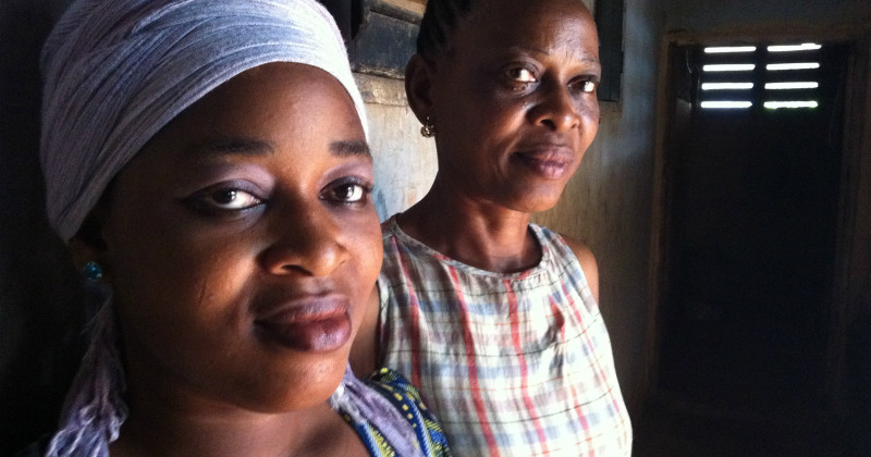 Nigerianska kvinnor i dokumentären "Livet efter trafficking" i UR Play