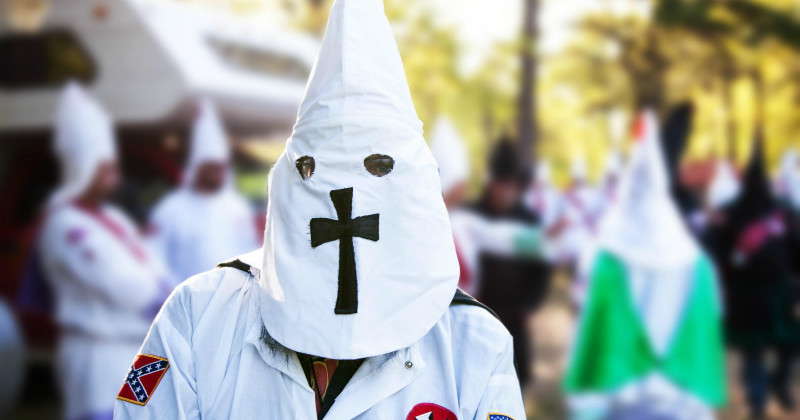 Medlem i Ku Klux Klan i dokumentären Ku Klux Klan från insidan i TV4 Play