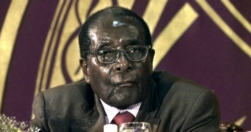 Robert Mugabe i dokumentären "Mugabe och demokraterna" i SVT Play
