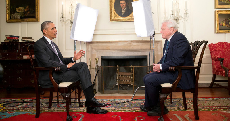 Barack Obama möter David Attenborough i SVT Play