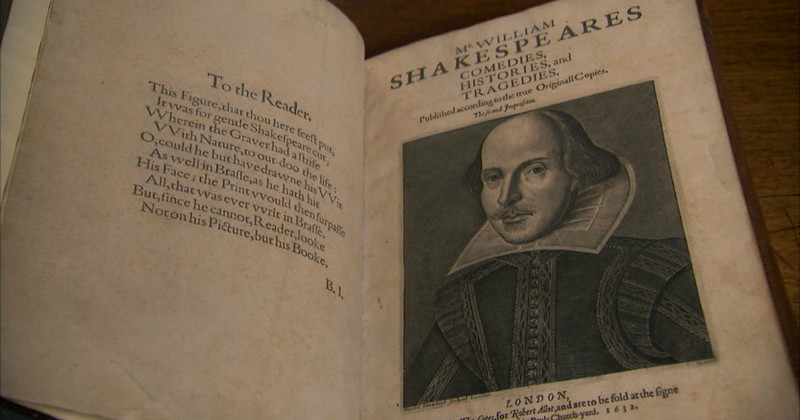 Antik bok av Shakespeare i Engelska antikrundan: i Shakespeares fotspår i SVT Play