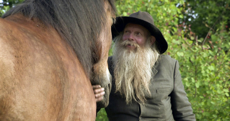 Stig-Anders i dokumentären Hästmannen i SVT Play