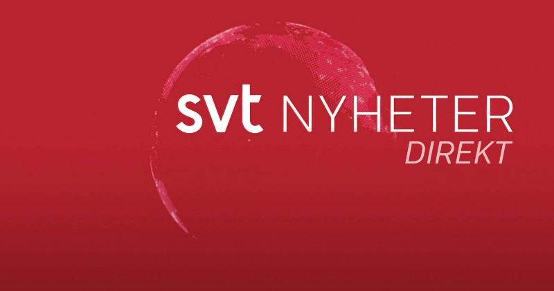 Grafik för "Nyheter Direkt" i SVT