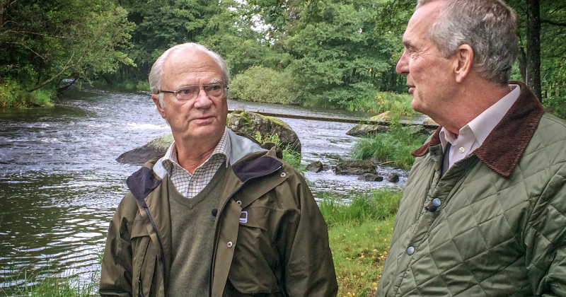 Kungen intervjuad av Claes Elfsberg i programmen "Kungen 70 år: Ensamt majestät" i SVT Play