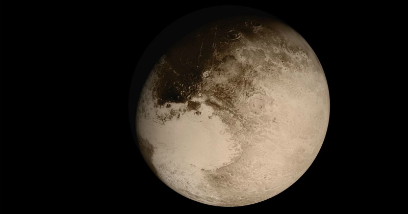 Pluto i dokumentären "Resan till Pluto" i SVT Play