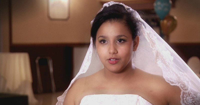Ung brud i serien "My Teenage Wedding" i TV3 Play