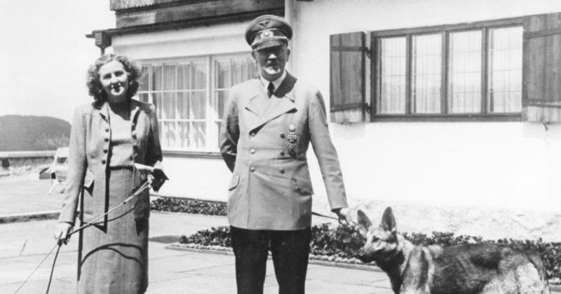 Eva Braun och Adolf Hitler