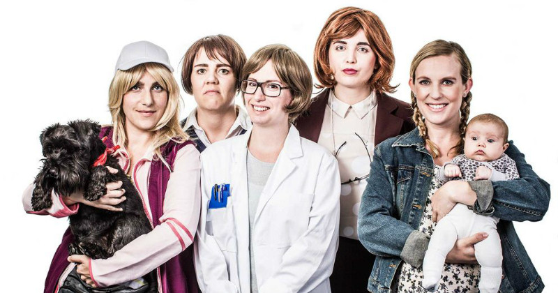 Humorgruppen Stallet i serien Trettiplus i SVT Play