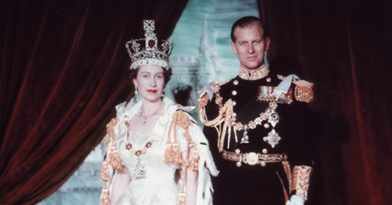 Drottning Elisabeth och Philip