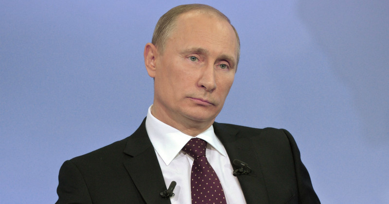 Vladimir Putin i "Dokument utifrån: Att skapa en Putin" i SVT Play
