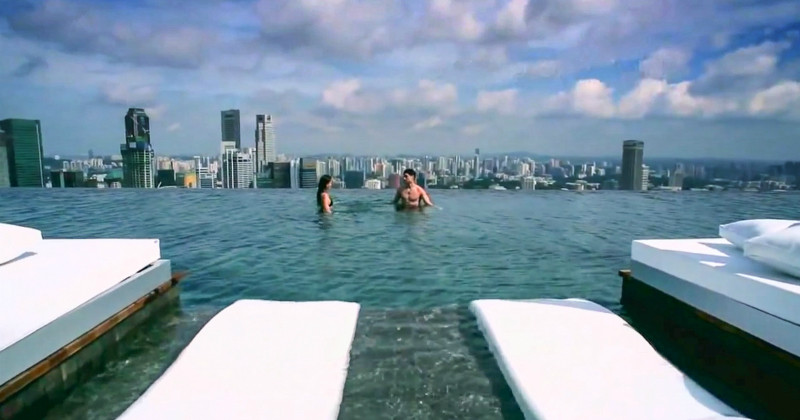 Sands Skypark i Singapore i dokumentären "Hotellet" i SVT Play